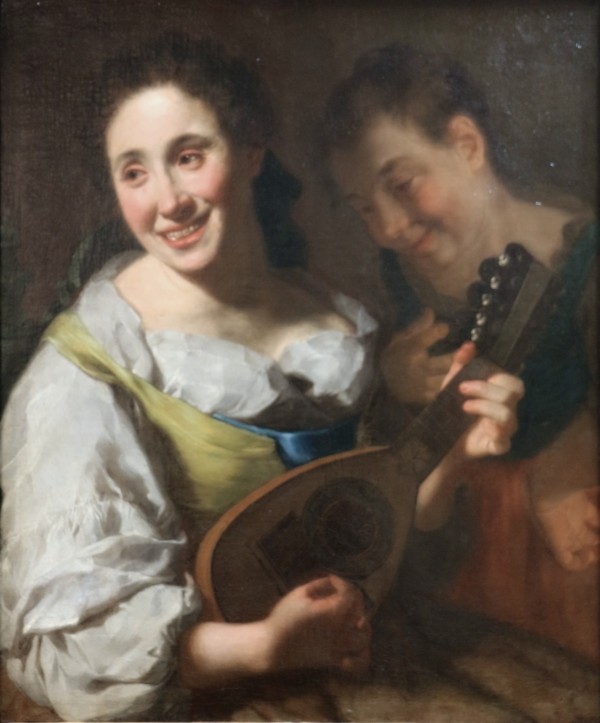 Mandolin player by Gaspare Traversi